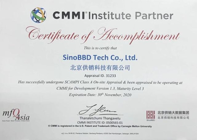 北京供銷科技獲CMMI3級(jí)認(rèn)證，研發(fā)管理能力邁上新臺(tái)階，引領(lǐng)北京軟件開發(fā)新標(biāo)桿